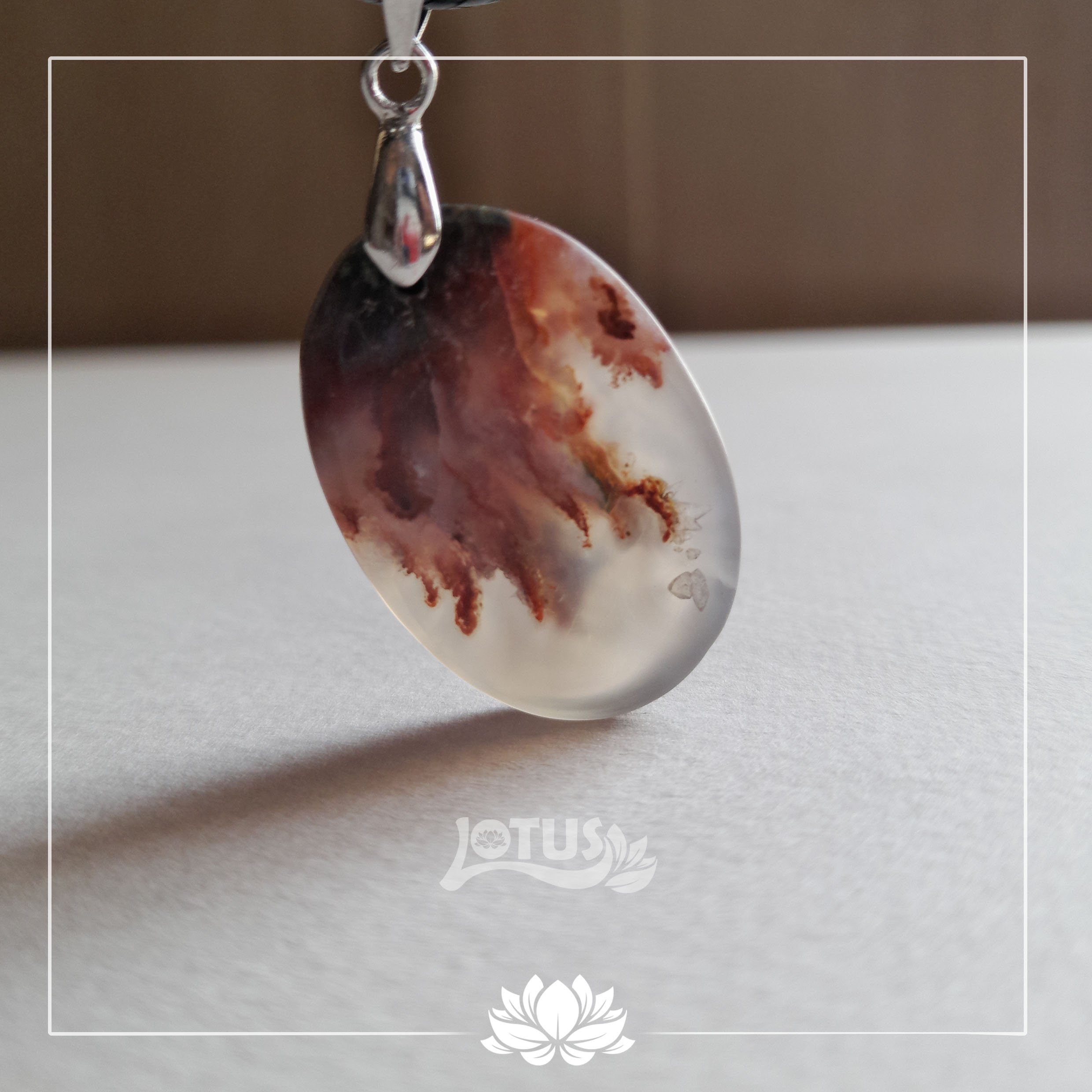 گردنبند سنگ عقیق شجر اصل