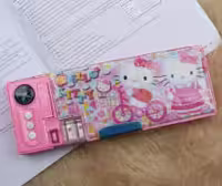 جامدادی دکمه ای کیتی Hello kitty