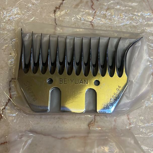 تیغه و شانه یدکی پشمچین سازگار با انواع پشمچین برقی گوسفندی 