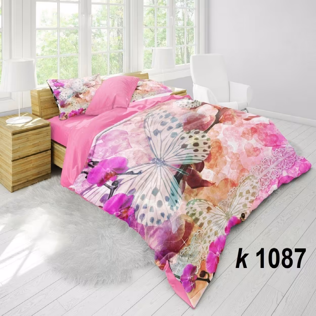 سرویس روتختی ترک إو turkev کد K-1087 دونفره 6 تکه