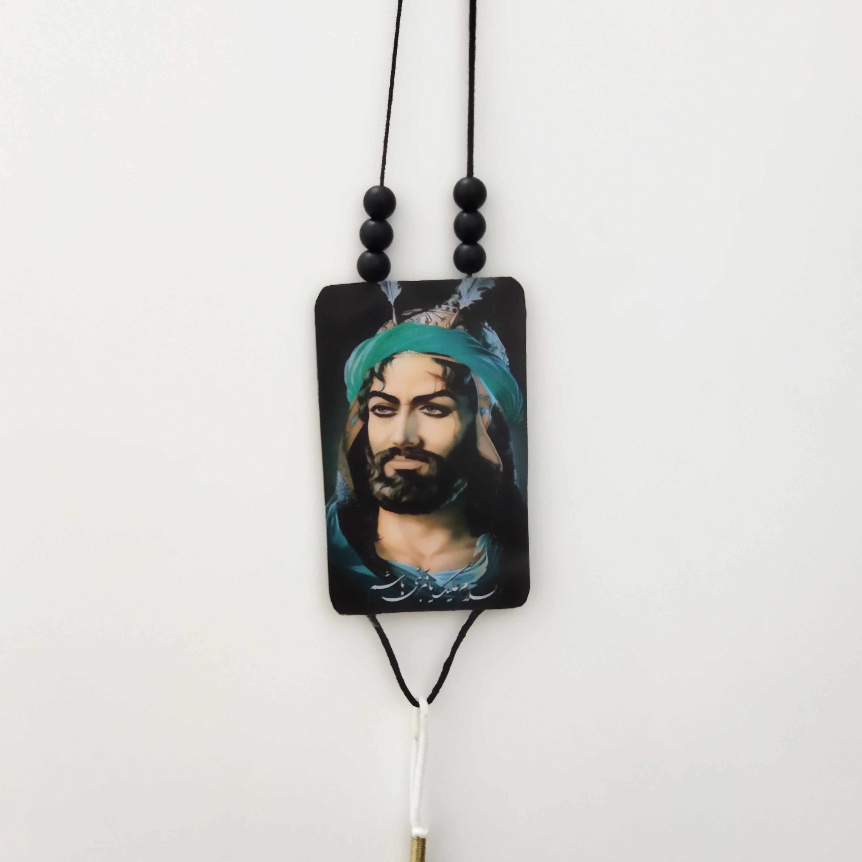 آویز آینه ماشین.تمثال امام حسین و حضرت عباس علیه السلام.تمثال ماشین.تمثال آینه ماشین.آویز ماشین