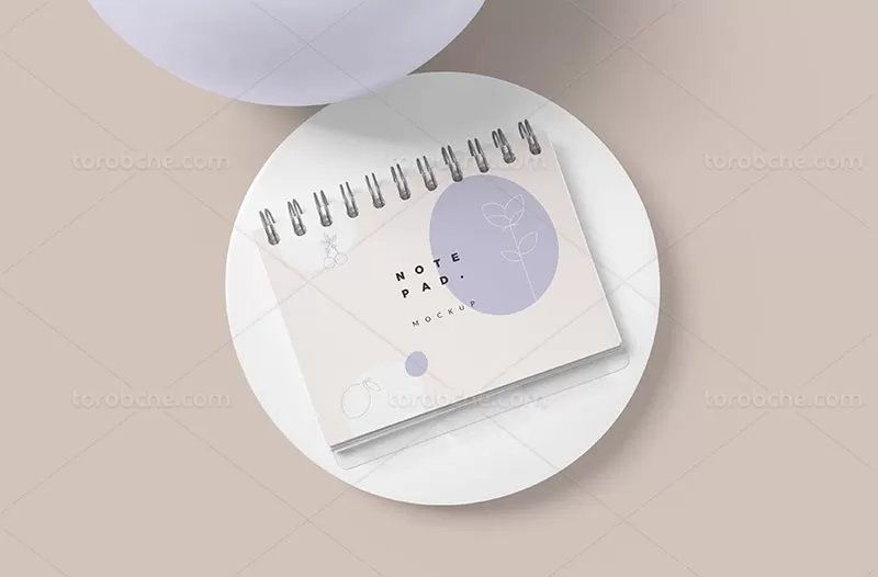 طرح موکاپ دفترچه | گرافیک با طعم تربچه