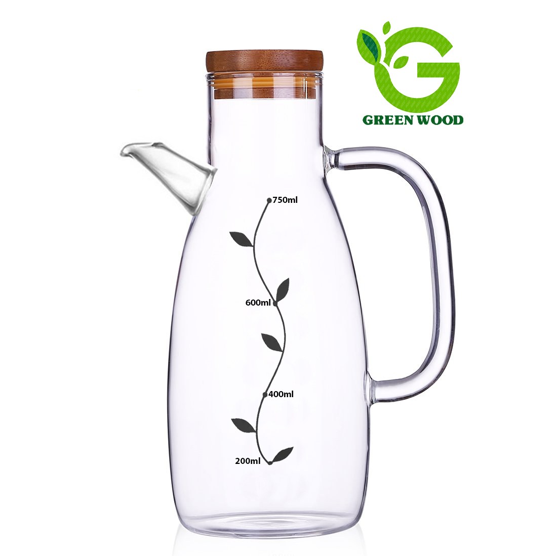 جای روغن ظرف روغن و سرکه و آبلیمو 750 میلی لیتر طرح شاخه کد Gw51301037