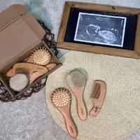 شانه و برس چوبی 3 عددی Dr Browns