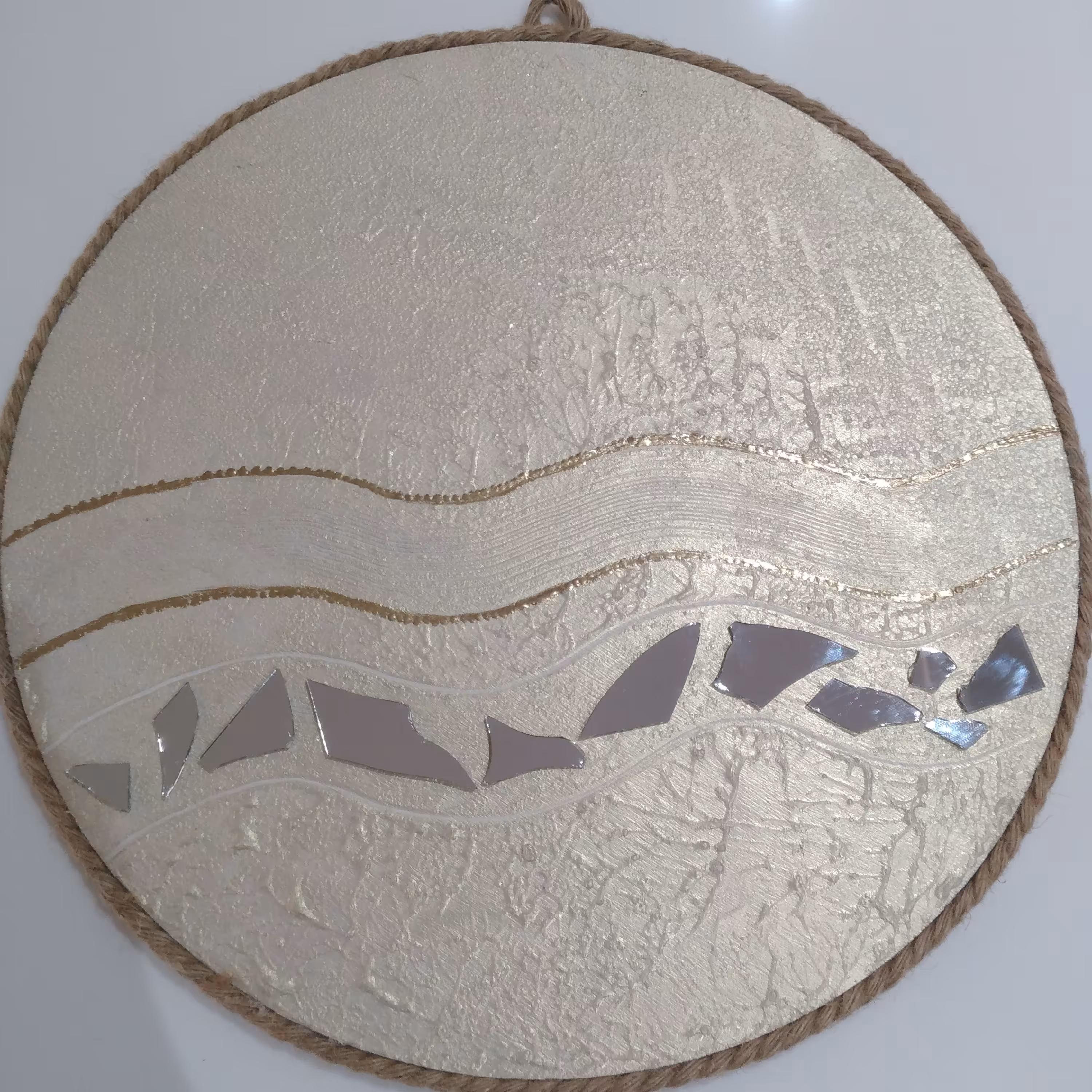 تابلو ی دکوراتیو  با افکت آینه 