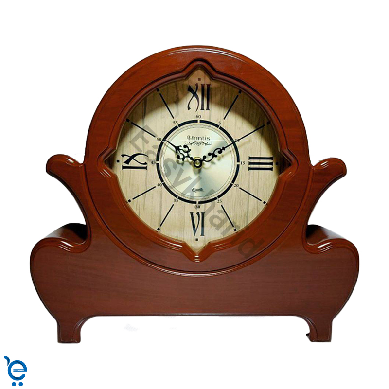 ساعت رومیزی چوبی مانتیس کد112