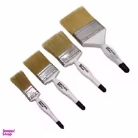 قلم مو نقاشی مدل داگ کد YP-ROGHANI-1٫5-2٫5-3-4INCH مجموعه 4 عددی