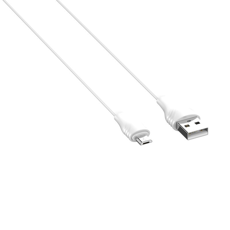 کابل تبدیل USB به micro USB الدینیو مدل LS550 طول 20 سانتی متر- رنگ سفید