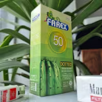 کاندوم فارکس مدل 50 DOTTED خاردار 
