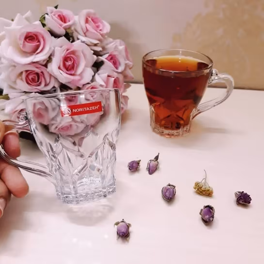 استکان مدل دومو برند نوری تازه نشکن