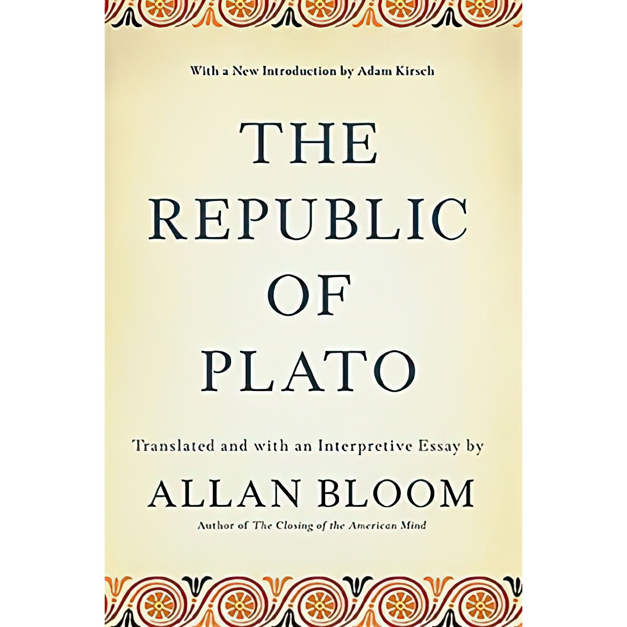 کتاب زبان اصلی The Republic of Plato اثر Allan BloomAdam Kirsch