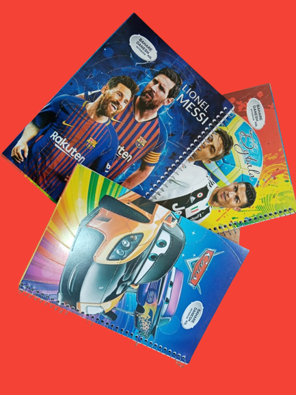 دفتر 50 برگ سیمی جلد گلاسه بهار دانش