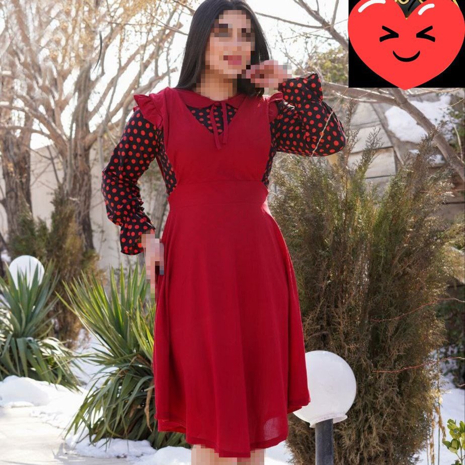 تونیک دوتیکه خالدار یقه ب ب،جنس فیلامنت چاپی وکرپ پلاس اعلا، فری سایز از 38تا44،ارسال رایگان به تمام نقاط کشورپوشاک زنان