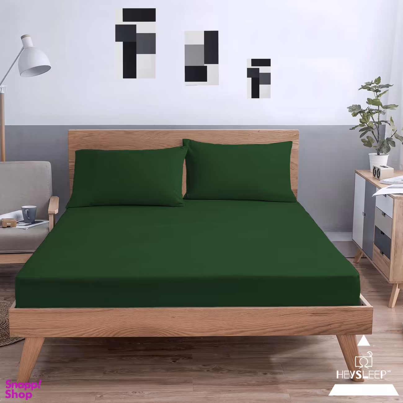 ست ملحفه و روبالشی یک نفره طرح ساده سایز 120×200 سانتی متر
