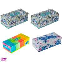 دستمال کاغذی تنو (Teno) مدل دراهم بسته 4 عددی