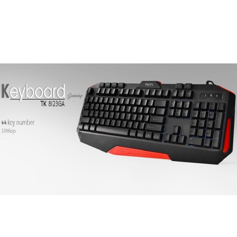 کیبورد مخصوص بازی تسکو مدل TK 8123 GA  