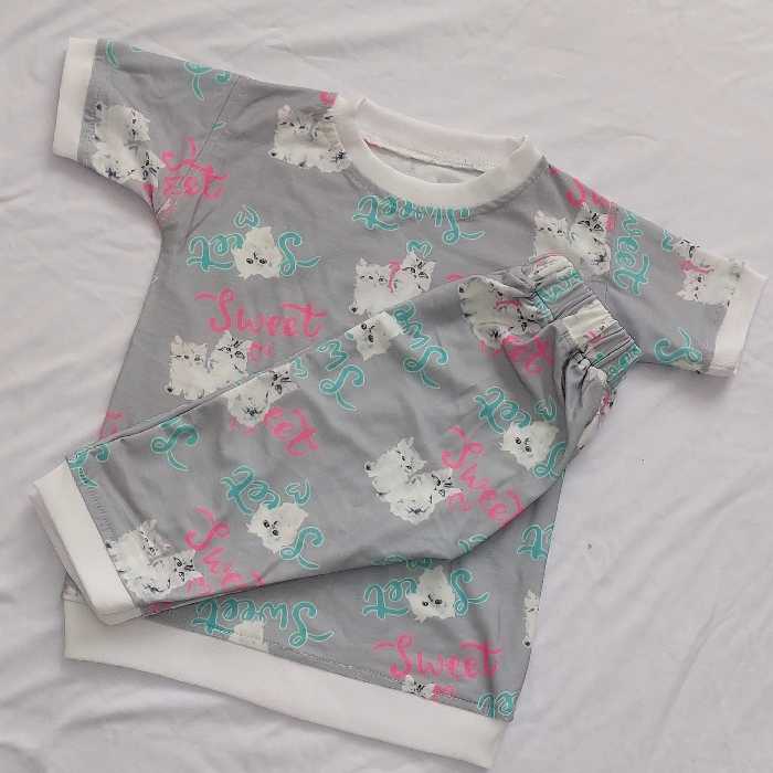 ست تیشرت شلوار  اسپرت دخترانه وپسرانه