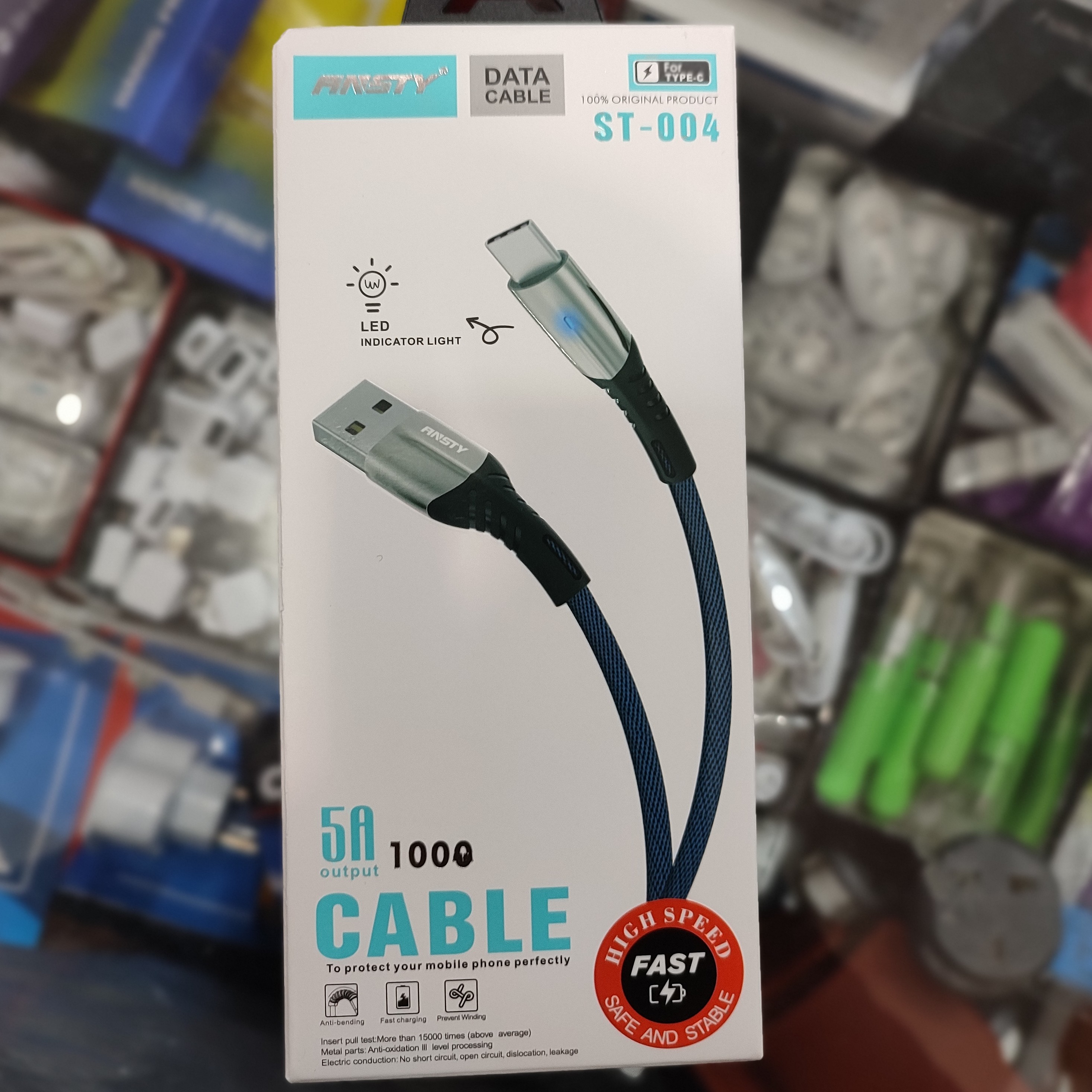 کابل شارژ تایپ سی ANSTY مدل ST-004