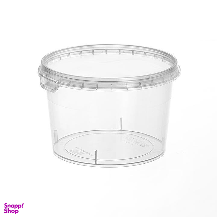 سطل یکبار مصرف طب پلاستیک مدل 750 کد 676/87 بسته 6 عددی