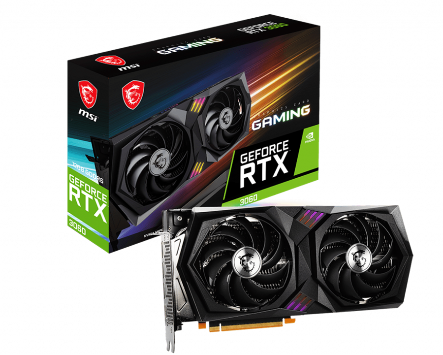کارت گرافیک  ام اس آی مدل GeForce RTX 3060 GAMING 12G حافظه 12 گیگابایت