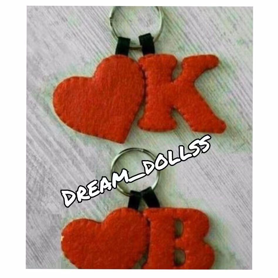 جاکلیدی نمدی طرح قلب