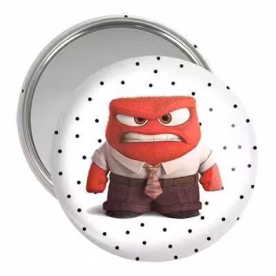 آینه جیبی خندالو طرح شخصیت خشم انیمیشن اینساید اوت کد 3559