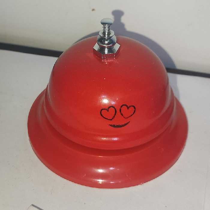 زنگ رومیزی مدل 001 قرمز دارای رنگ بندی