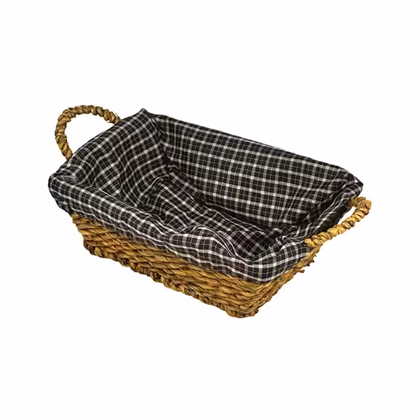 سبد نان و سبزی دسته دار کنفی کوچک