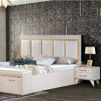 سرویس خواب دو نفره ام دی اف ملامینه آرین Aryan bed set