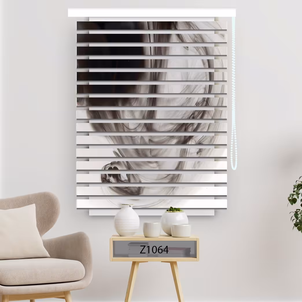 پرده زبرا چاپی عرض 150 ارتفاع 150 کد 1064