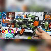 تفنگ موزیکال چراغدار جعبه ای کیفیت خیلی خوب