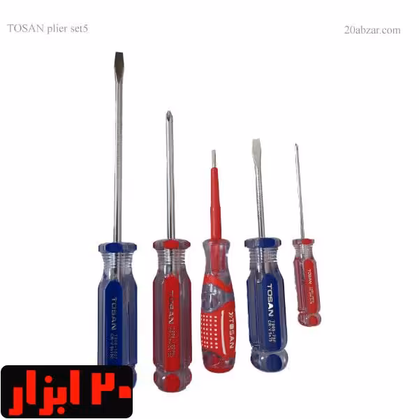 ست 5 عددی پیچ گوشتی کریستالی با فازمتر توسن مدل T90N-SB5S