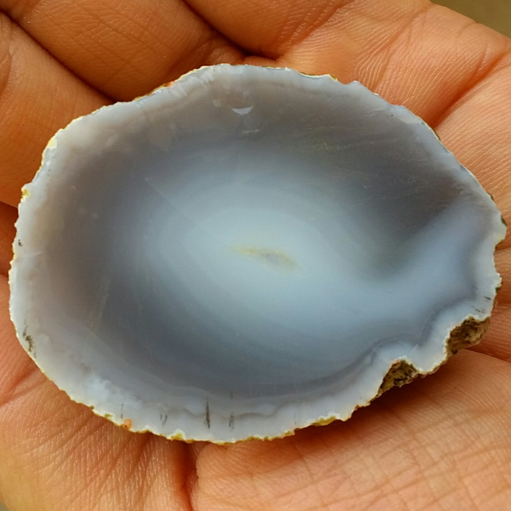 اسلایس سنگ راف عقیق سلیمانی سه بعدی زیبا 100 در 100 طبیعی شاهکار خلقت محشر با قابلیت ساخت چند نگین بینظییر