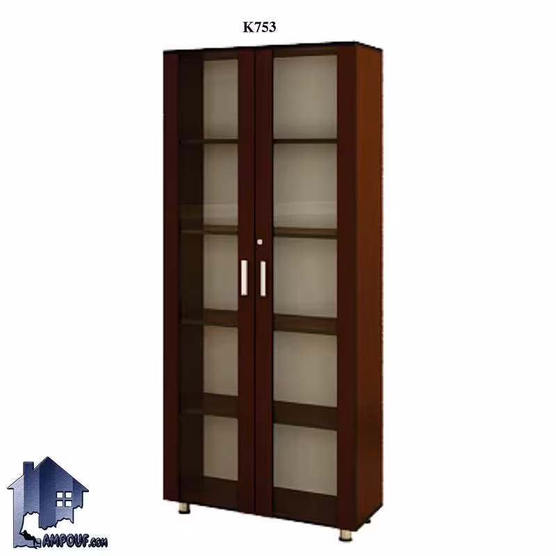 کتابخانه تمام قابدار قدی BCSN753