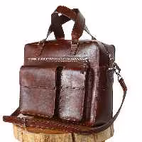 کیف اداری چرم طبیعی گاوی و دستدوز  