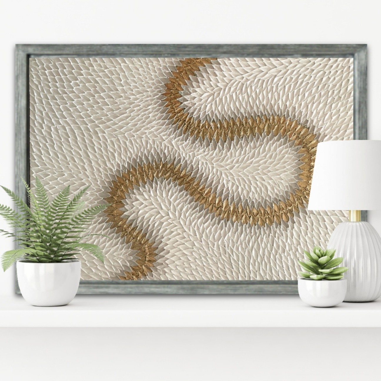 تابلو ابسترکت تکسچر  تماما کار دست