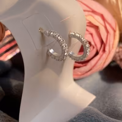 خرید و قیمت گوشواره نقره زنانه و دخترانه ترب ست زیورآلات نقره زنانه