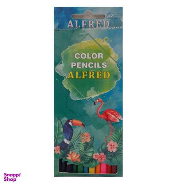 مداد رنگی 12 رنگ آلفرد کد m07258