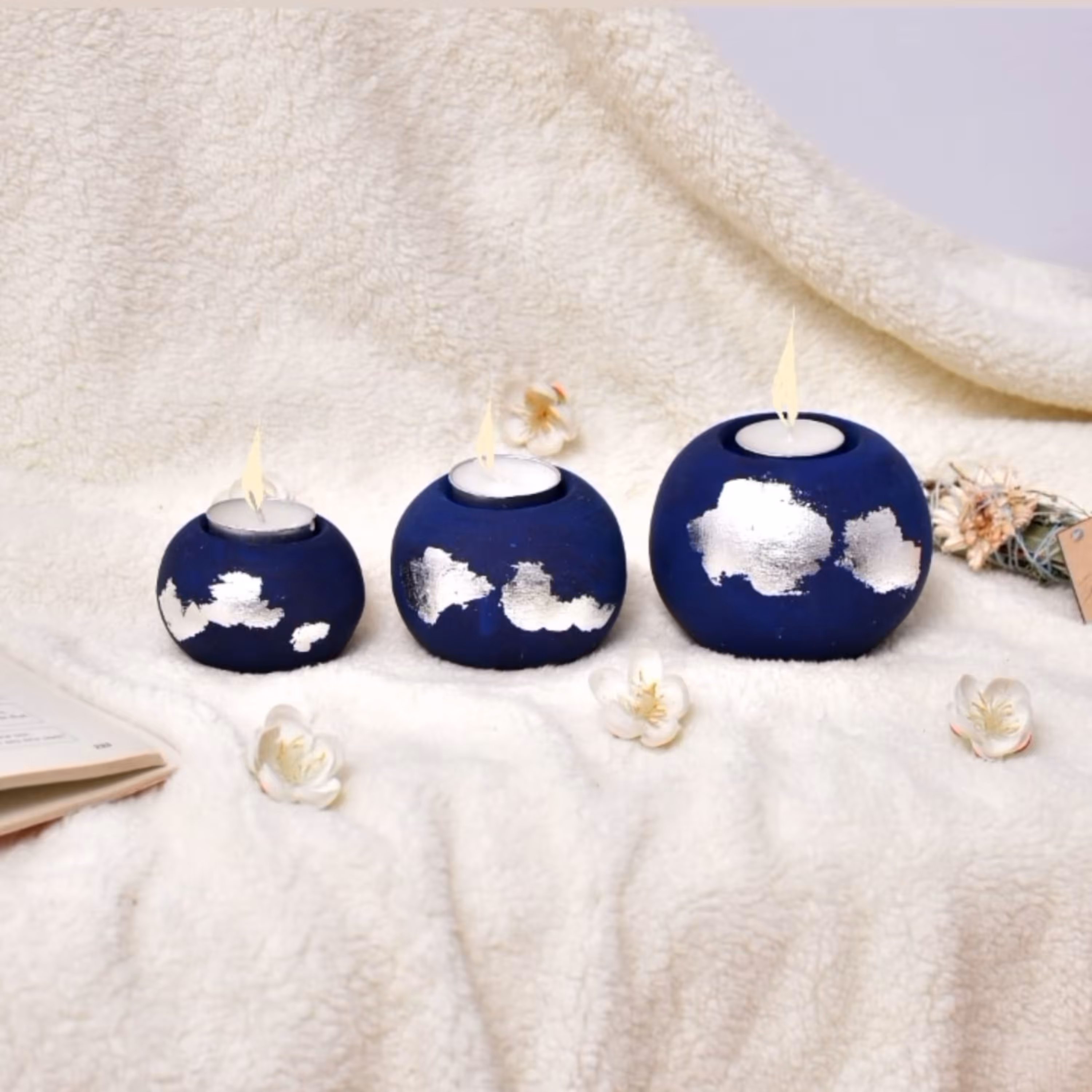 شمعدان سفالی