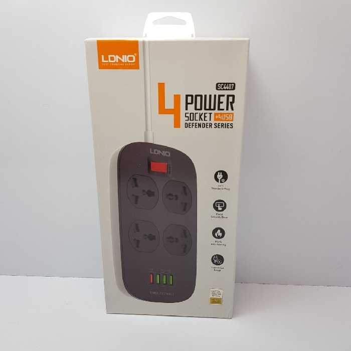 هاب usb  و چند راهی برق  صد درصد اورجینال LDINO مدل SC4407