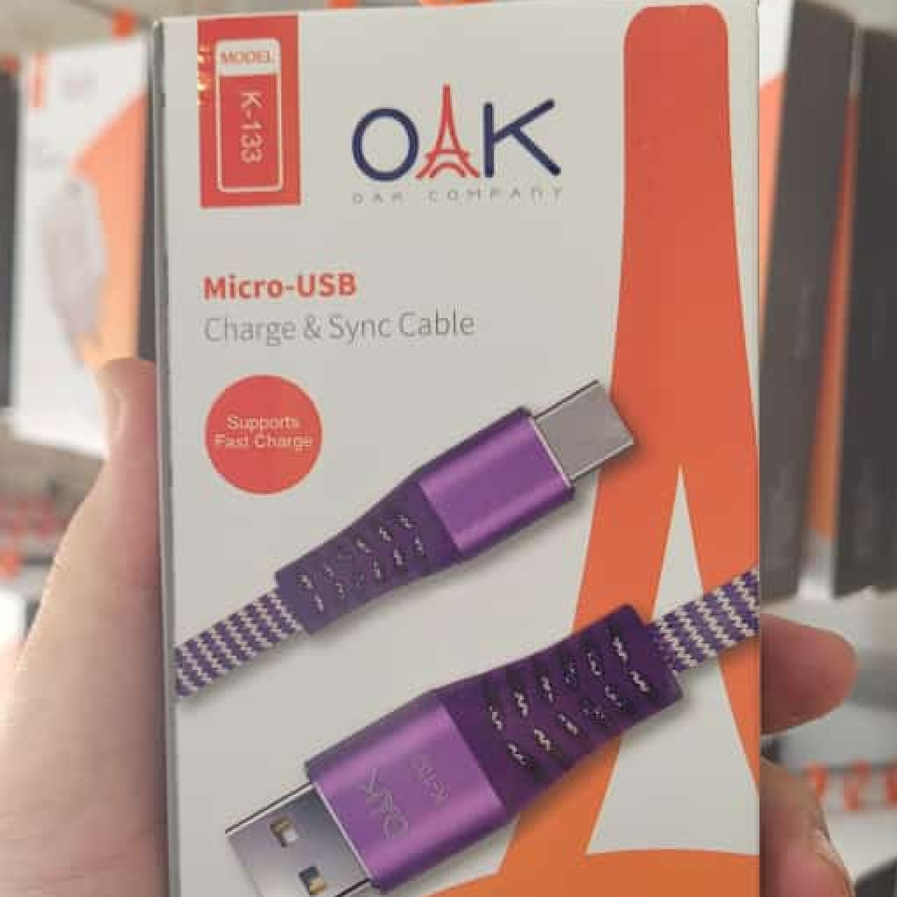 کابل میکرو fast باکیفیت با یکسال گارنتی