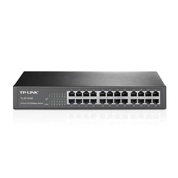 سوییچ 24 پورت مگابیتی و رکمونت تی پی-لینک مدل TL-SF1024D