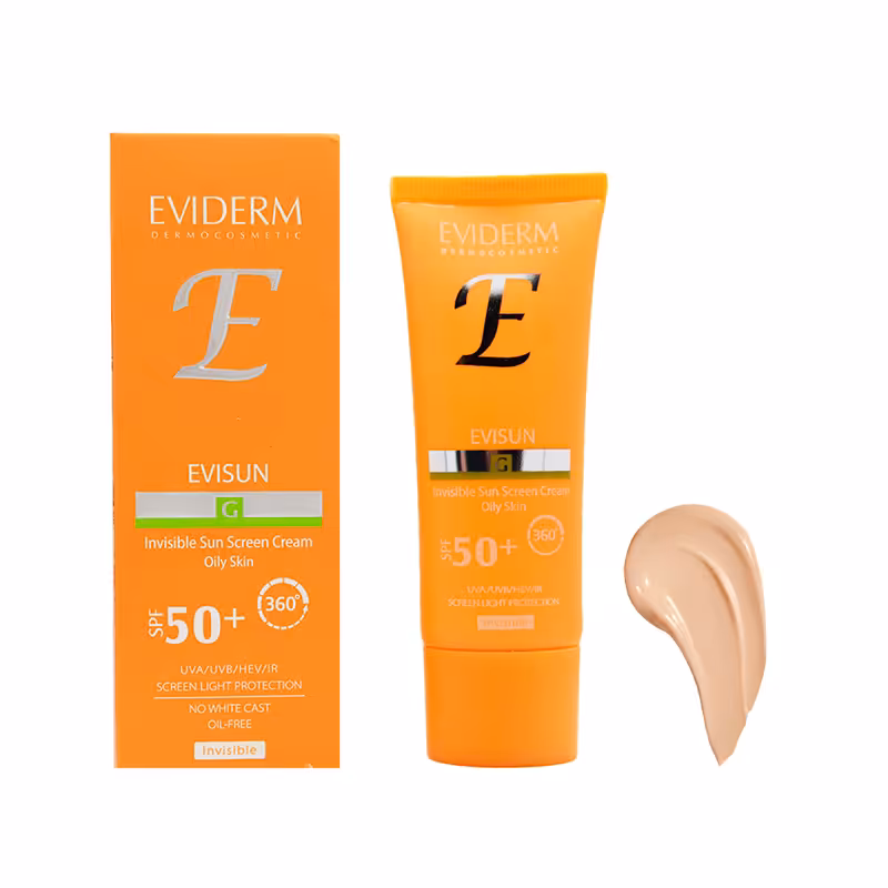 کرم ضد آفتاب اوی سان اویدرم پوست چرب +SPF50 نچرال بژ40 میل