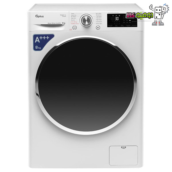 خرید ماشین لباسشویی جی پلاس مدل GWM-L808 ظرفیت 8 کیلویی - دومینو کالا