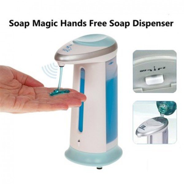 جای مایع دستشویی و ظرفشویی چشمی soap magic