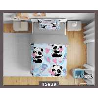 سرویس لحاف روتختی کودک یک نفره 5 تکه نوپه هوم Nopehome طرح پاندا کد T5839