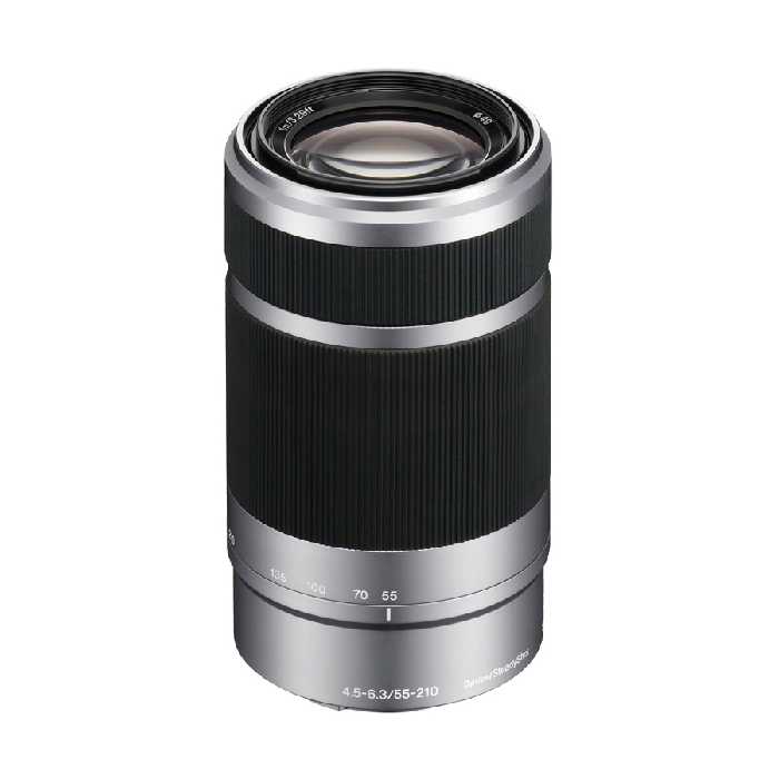 لنزسونی Sony E 55-210mm f/4.5-6.3 OSS (No Box) Silver