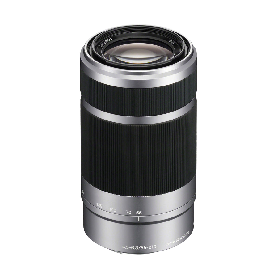 لنزسونی Sony E 55-210mm f/4.5-6.3 OSS (No Box) Silver