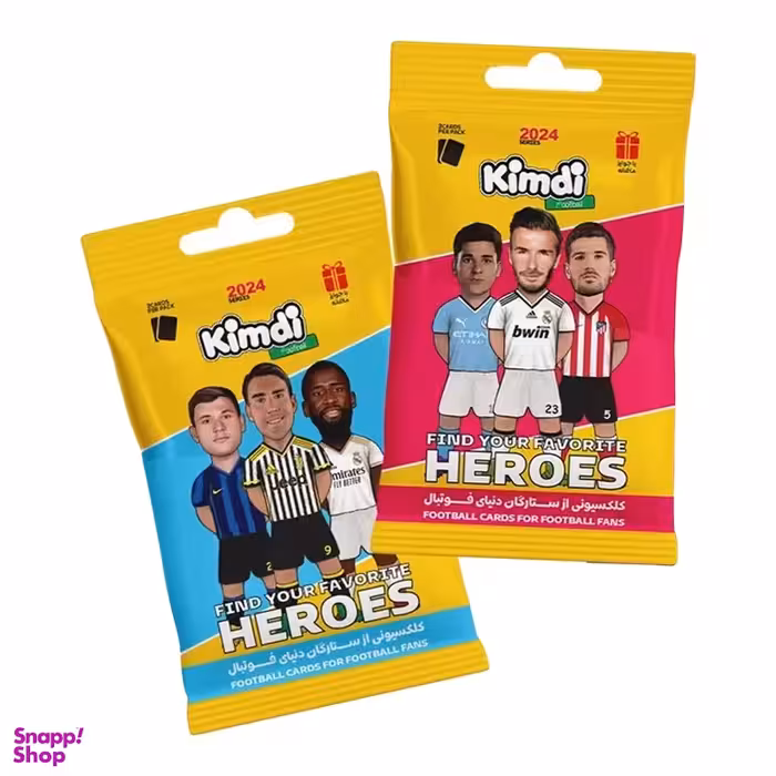 اسباب بازی شانسی کیمدی مدل فوتبالی 2024 بسته 2 عددی