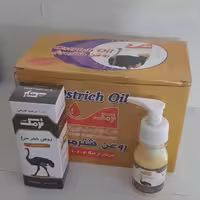 روغن شترمرغ پمپی نرمک  کارتن 12 عدی